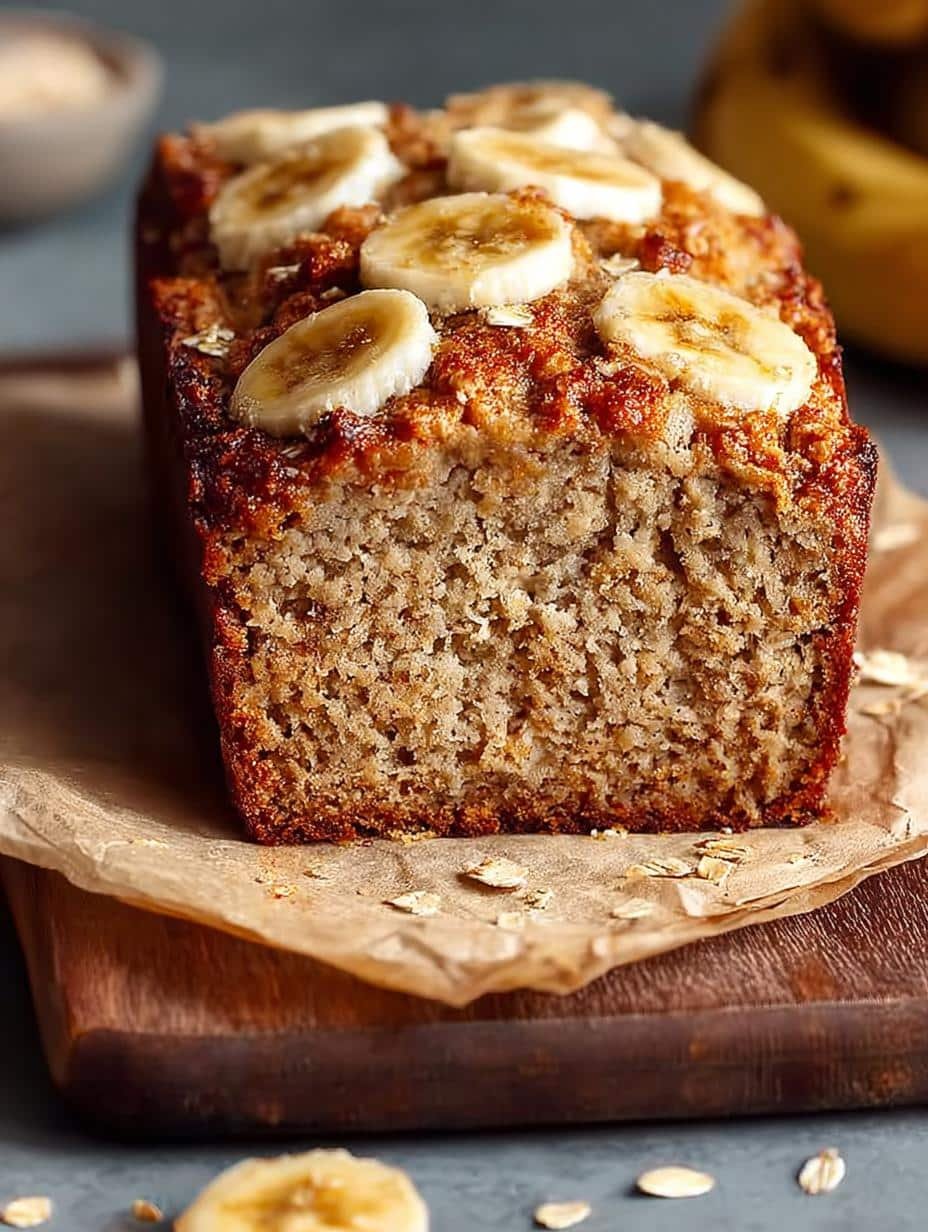 Delicious Banana Bread with Oat Topping Recipe - Banana Bread with Oat - main visual representation