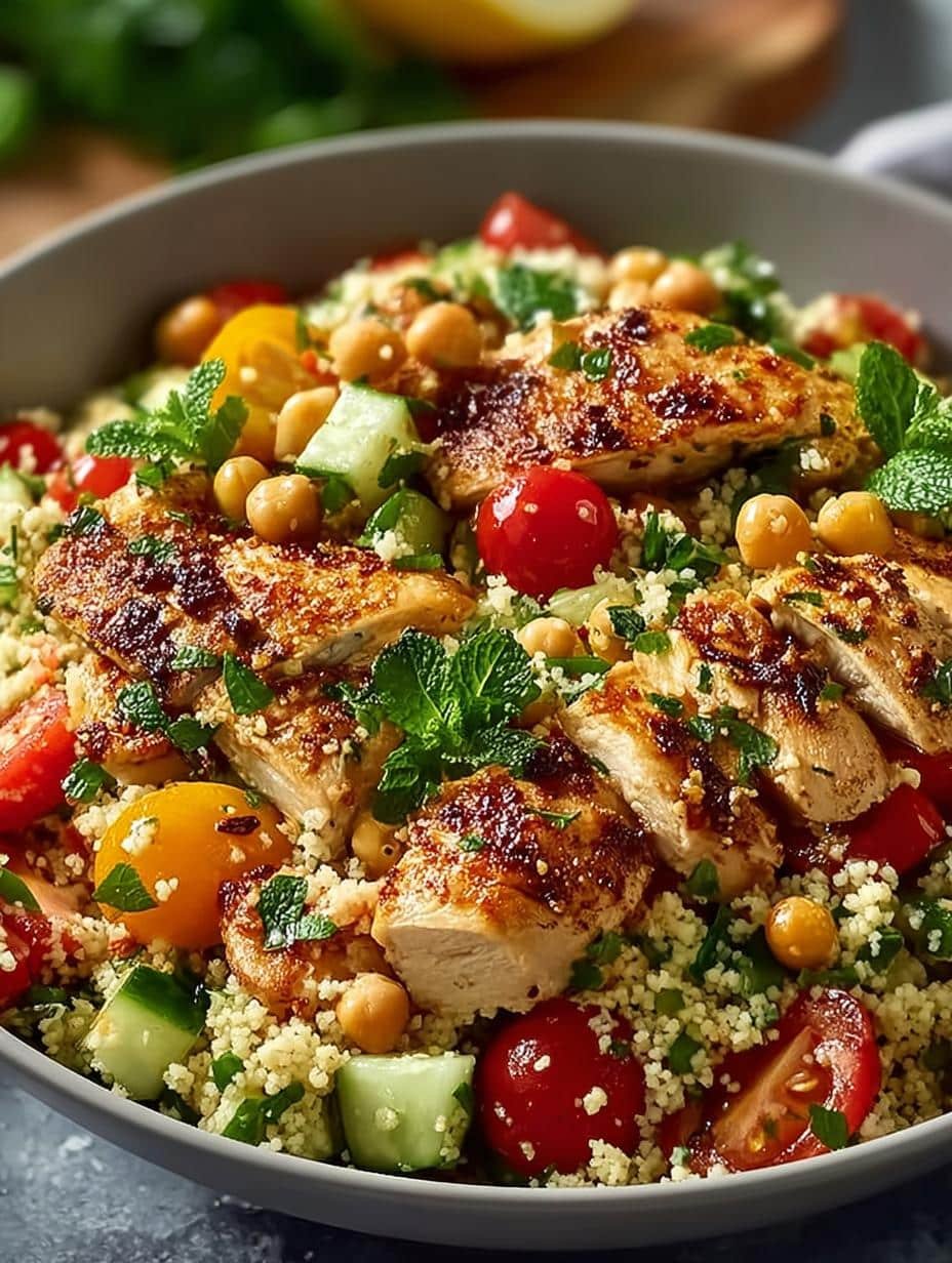 Chicken Couscous Salad Incredible