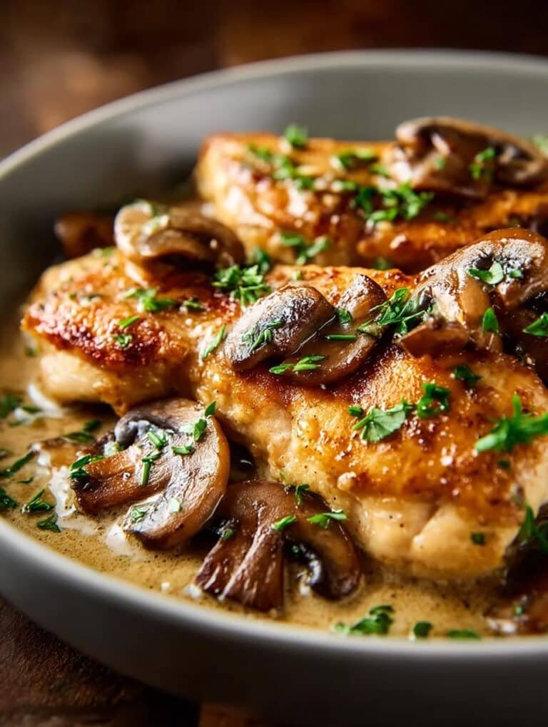Chicken Marsala with Mushrooms