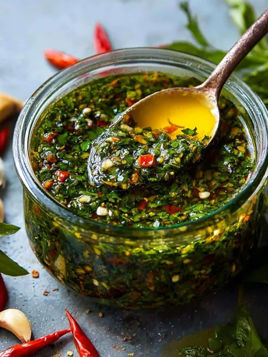 Chimichurri Sauce with Herbs