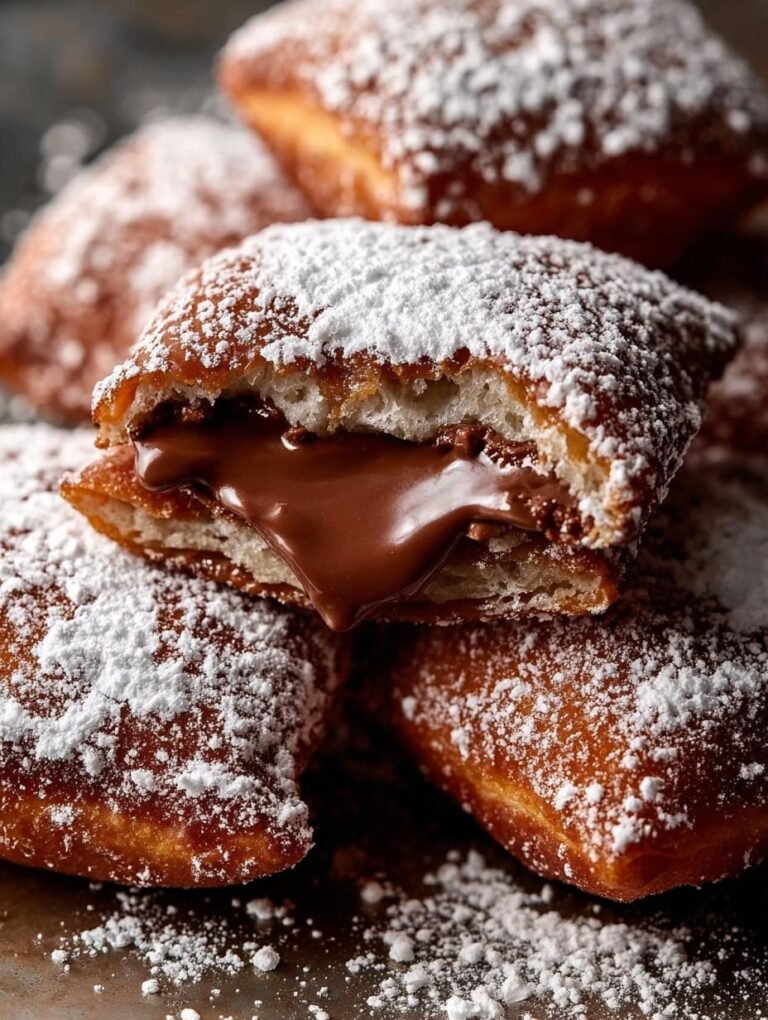 Chocolate Beignets with Rich