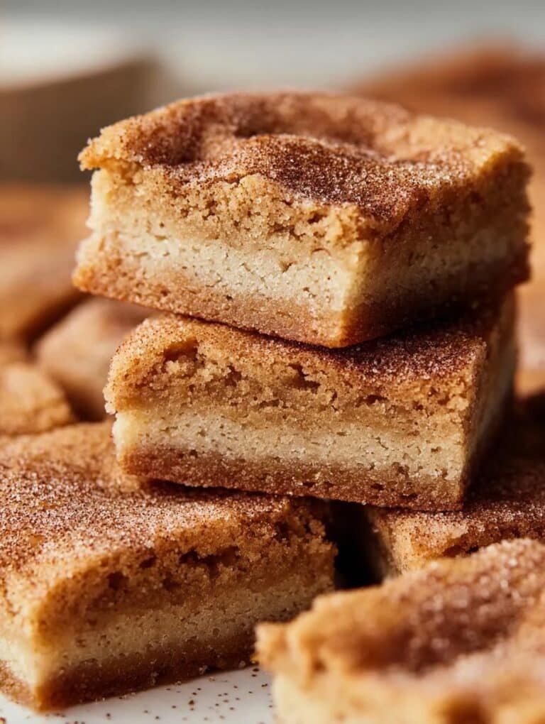Cinnamon Sugar Blondies