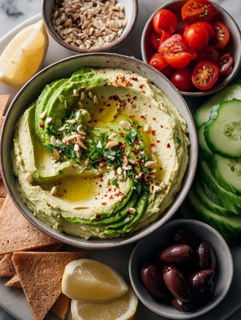 Creamy Avocado Hummus with