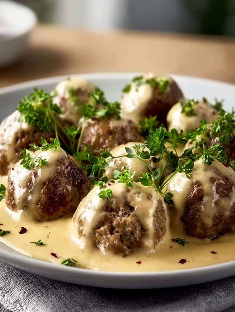 Creamy Swedish Meatballs: 5 Steps to Comforting Perfection - Creamy Swedish Meatballs - main visual representation