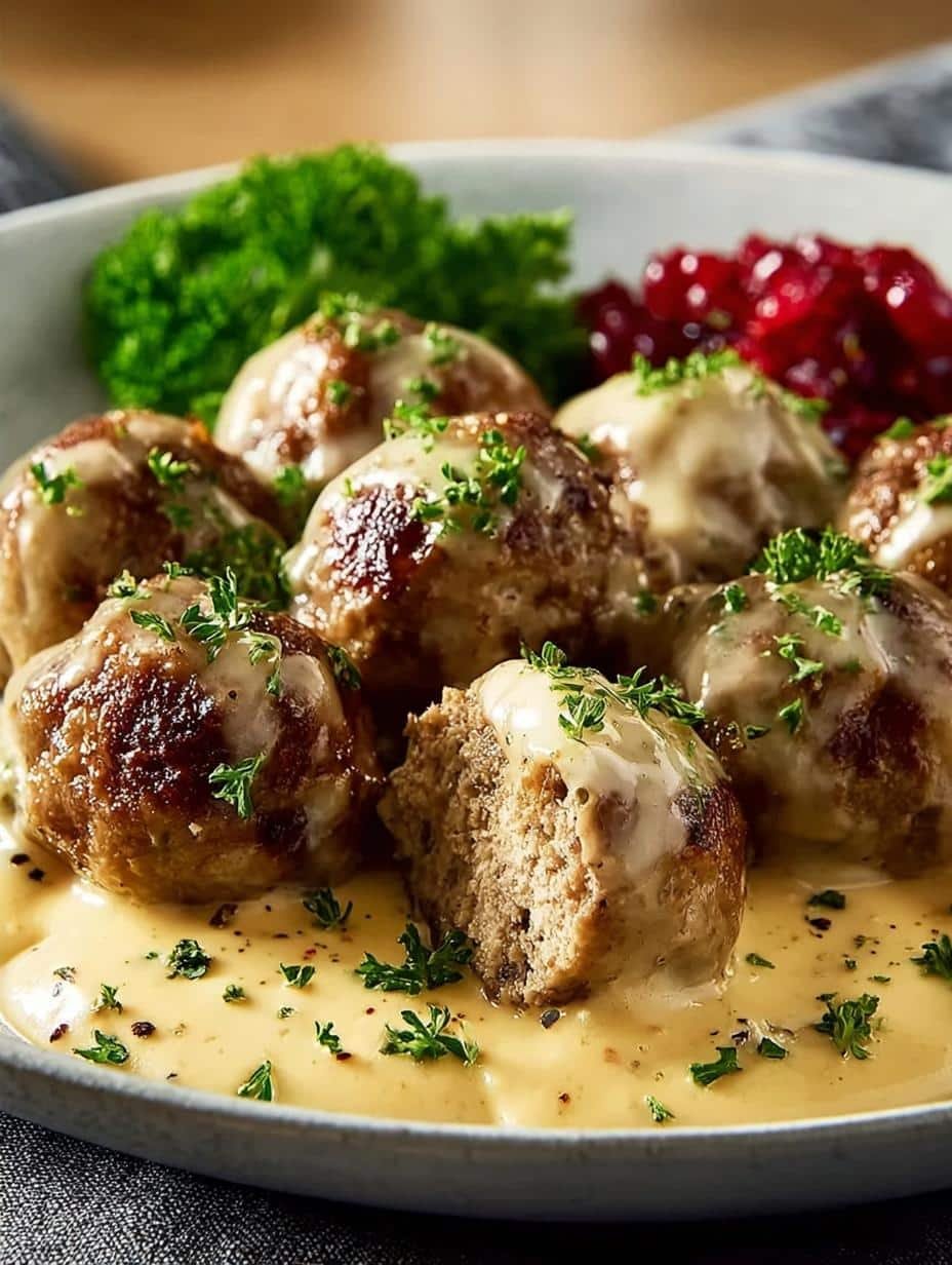 Creamy Swedish Meatballs: 5 Steps to Comforting Perfection - Creamy Swedish Meatballs - additional detail