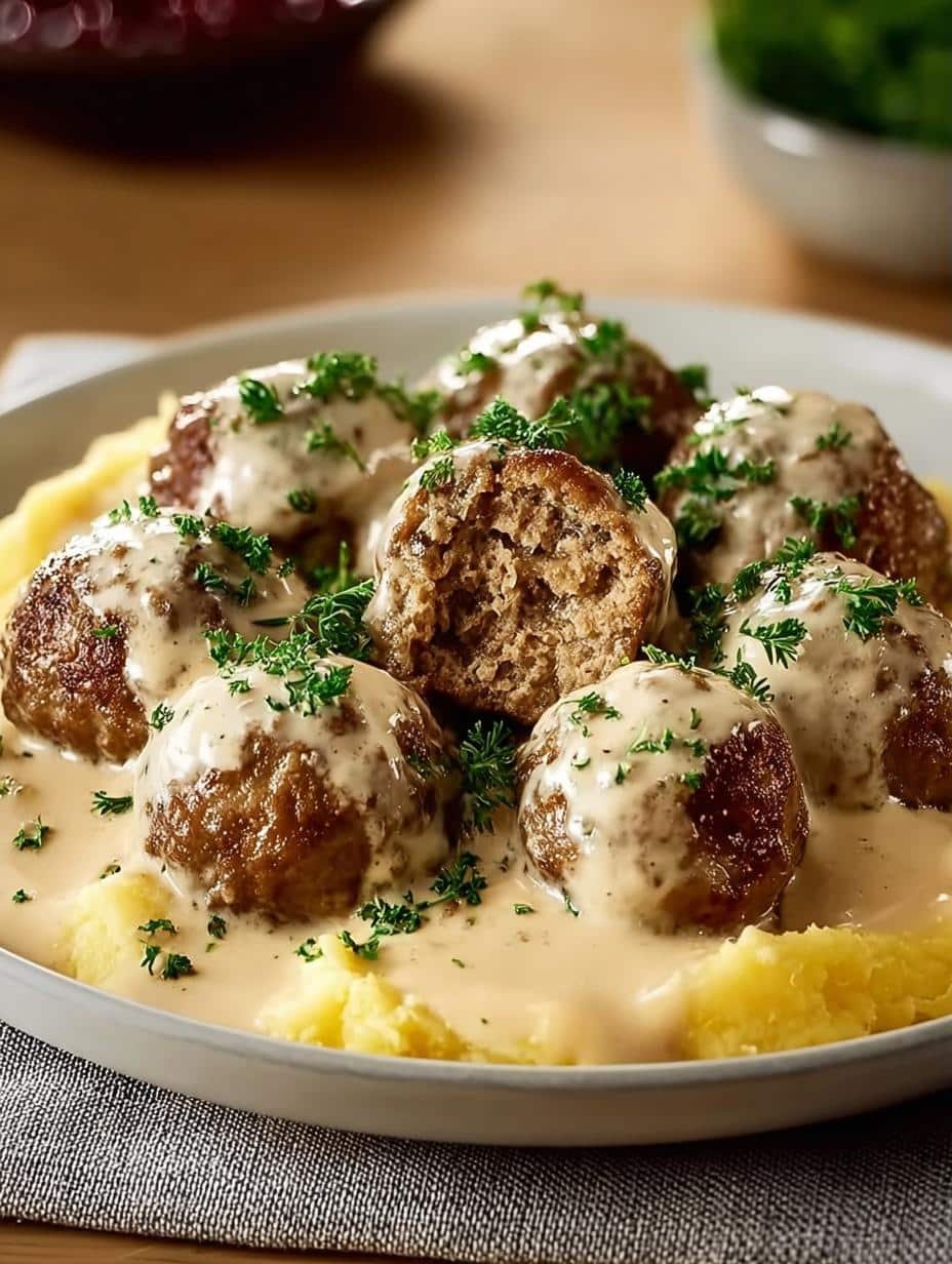 Creamy Swedish Meatballs