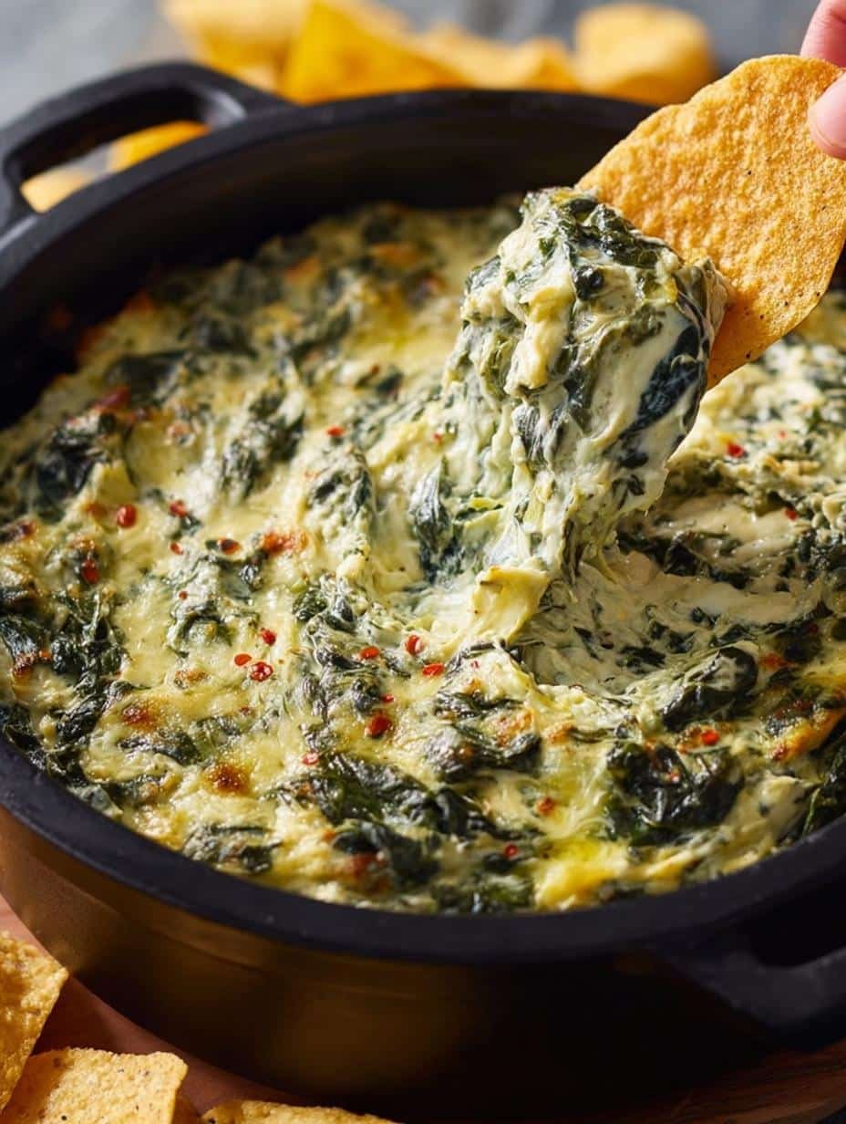 Crock Pot Spinach Artichoke