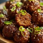 Crockpot Honey Garlic Meatballs