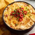 Crockpot Queso Chicken Dip