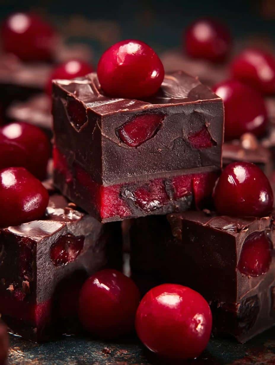 Draculas Dark Cherry Fudge