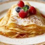 Eggnog Crepes