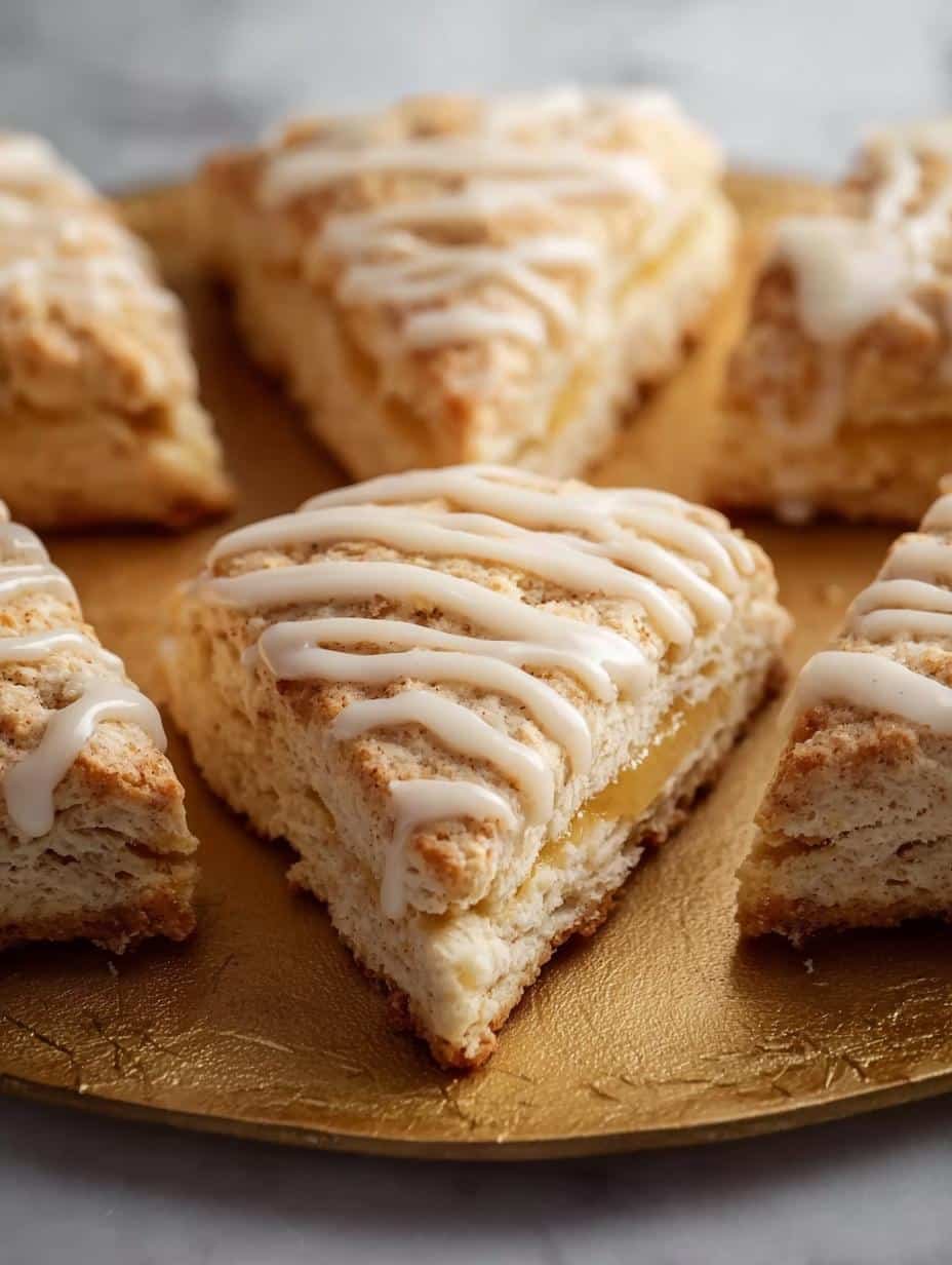 Fluffy Eggnog Scones
