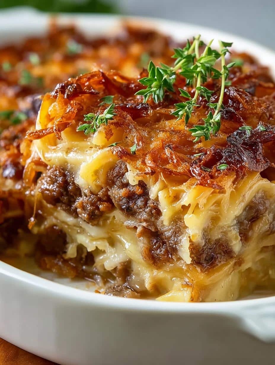 French Onion Beef Casserole: 7 Reasons to Love It - French Onion Beef Casserole - additional detail