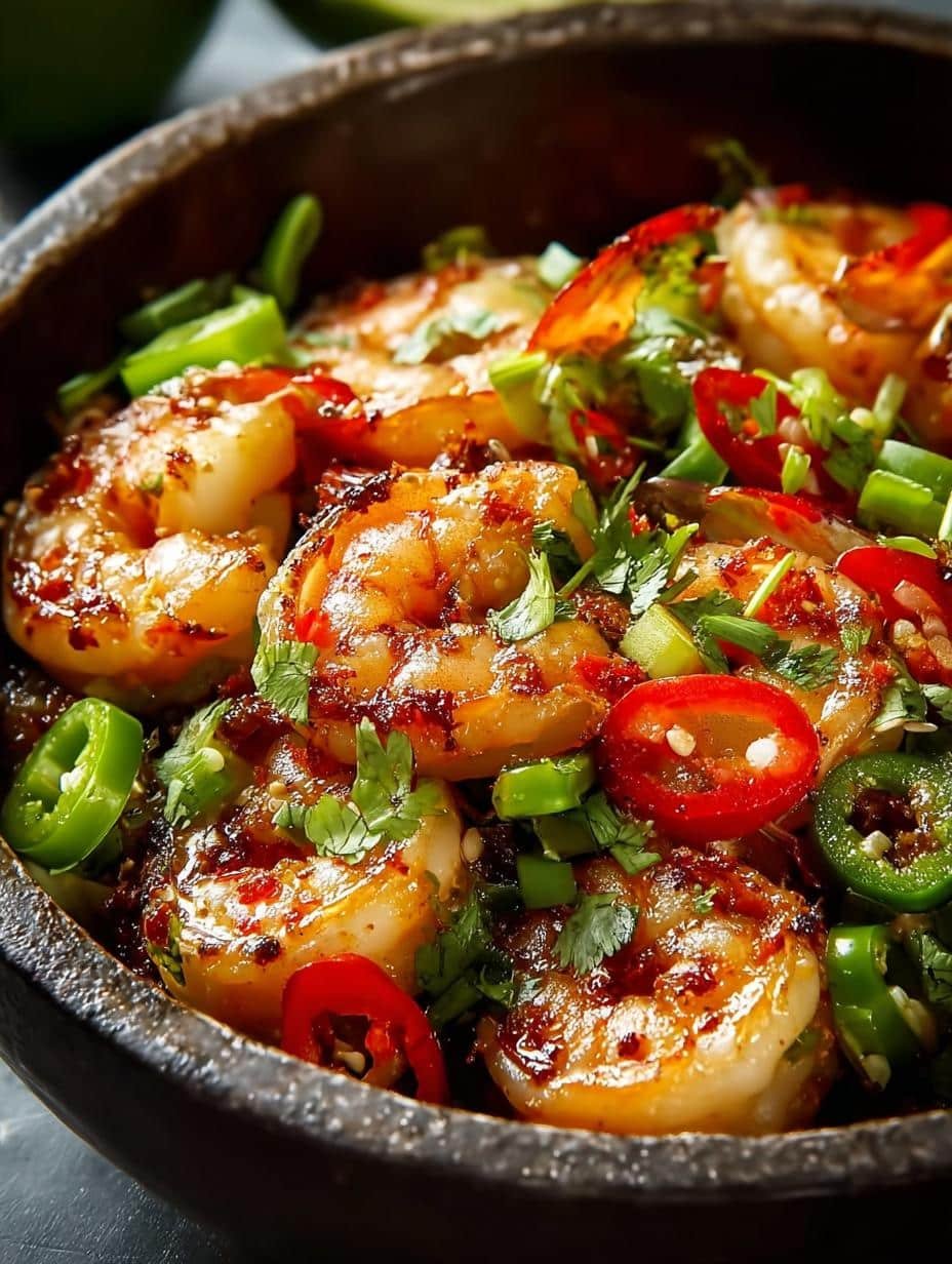 Garlic Chili Shrimp Stir