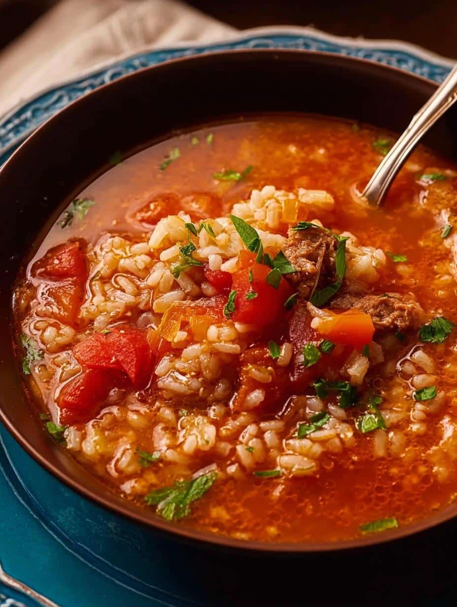 Hearty Tomato Rice Soup: 7 Reasons to Love This Comforting Meal - Hearty Tomato Rice Soup - main visual representation