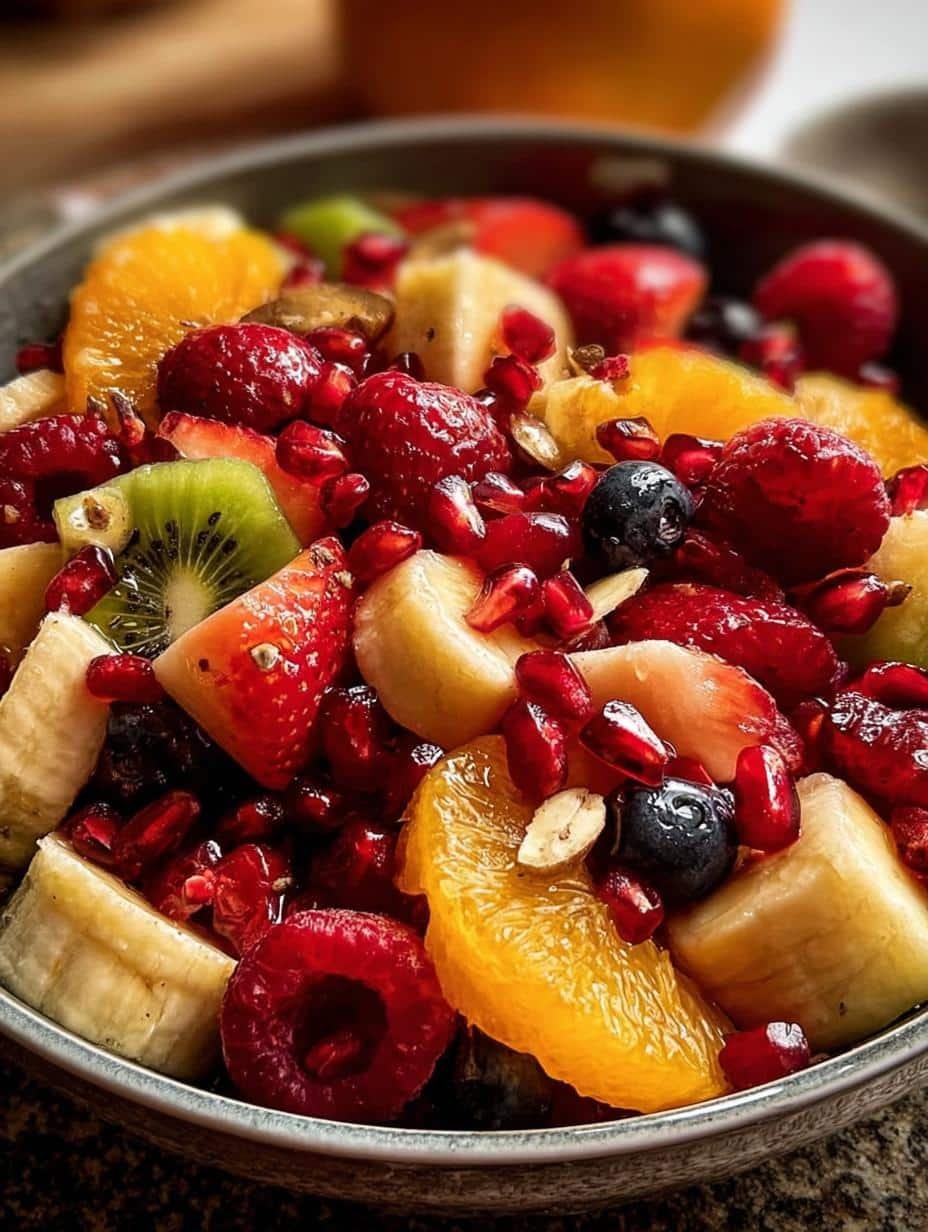 Magical Christmas Fruit Salad
