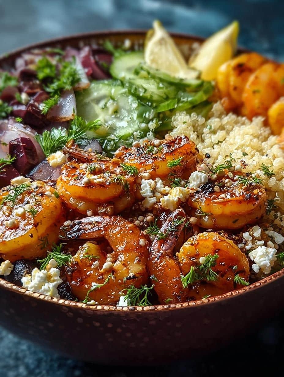 Mediterranean Shrimp Bowls