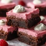 Pink Frosted Brownies Incredible