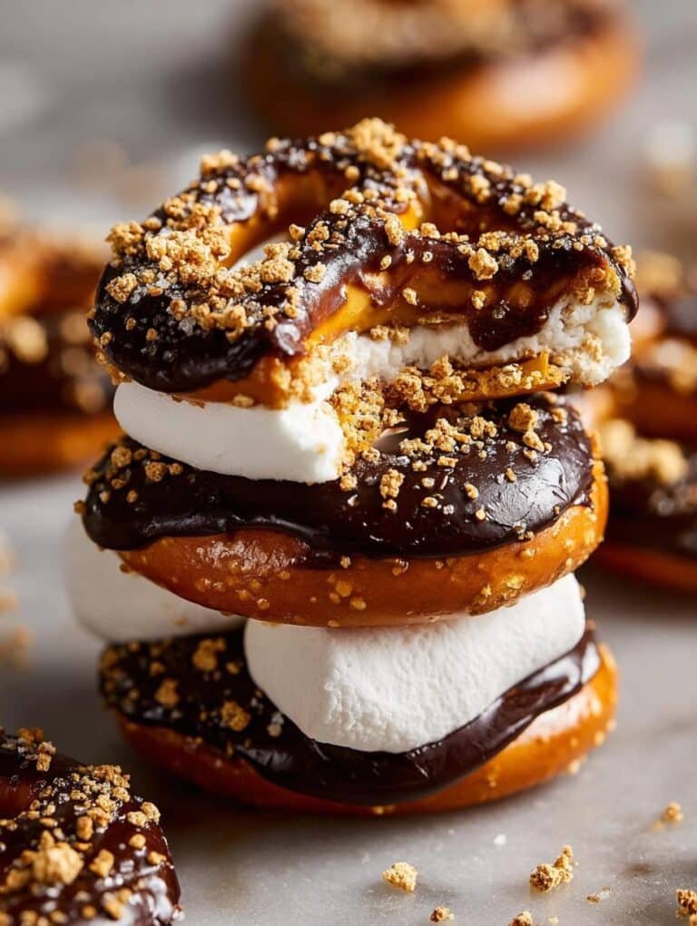 Smores Pretzels Oven Baked