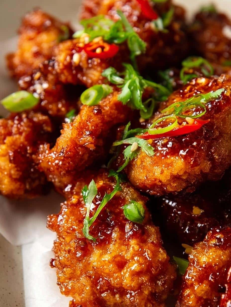 Sticky Crispy Asian Chicken