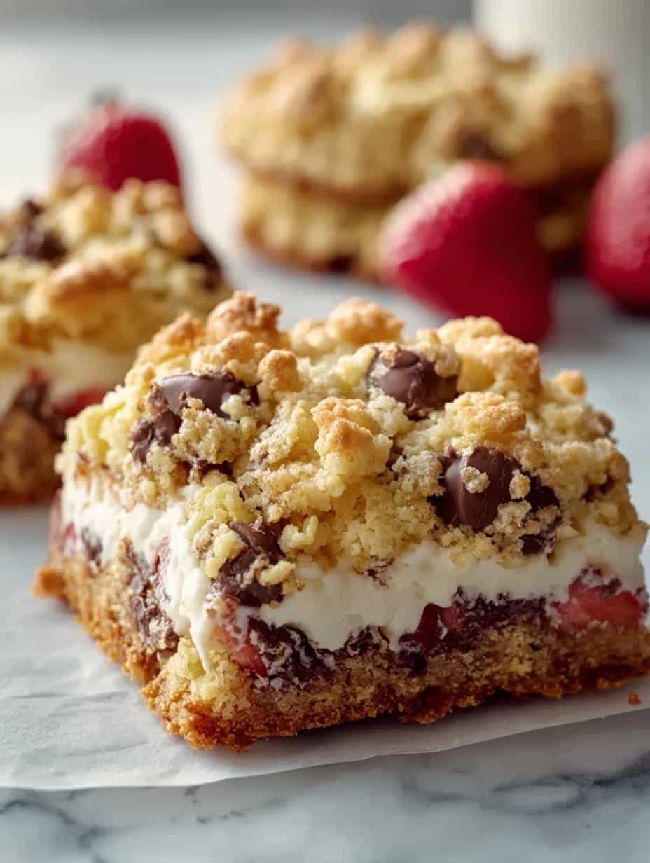 Strawberry Shortcake Bars: 12 Irresistible Summer Treats - Strawberry Shortcake Bars - additional detail