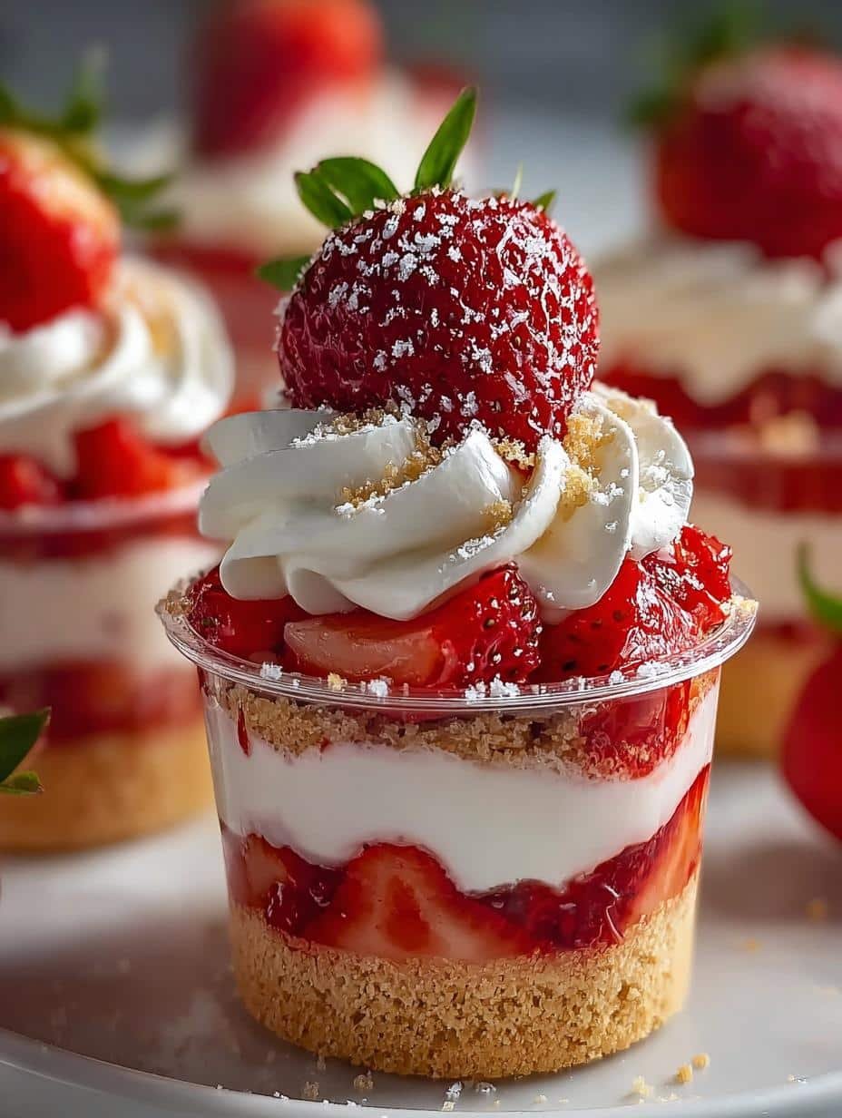 Strawberry Shortcake Cups Incredible
