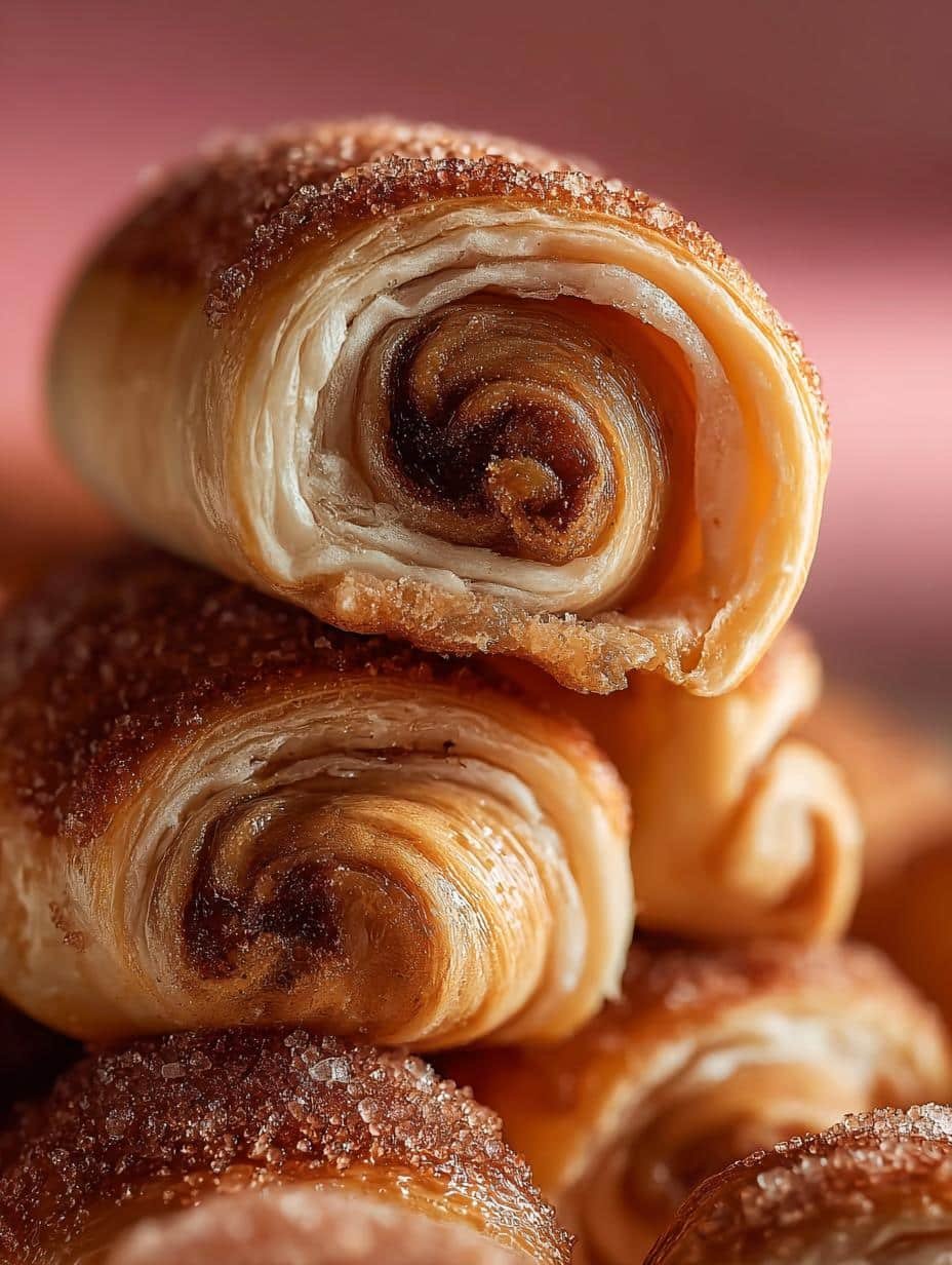 Delicious Sugar Snails: 5 Unique Dessert Ideas - Sugar Snails - close-up of a single sugar snail with cinnamon swirls