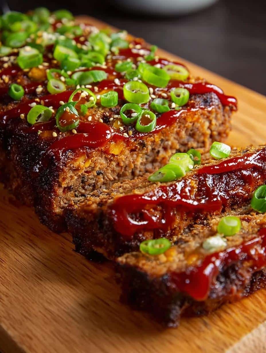 Sweet Spicy Korean BBQ Meatloaf: 5 Bold Flavors Combined - Sweet Spicy Korean Bbq - additional detail