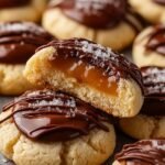 Twix Thumbprint Cookies