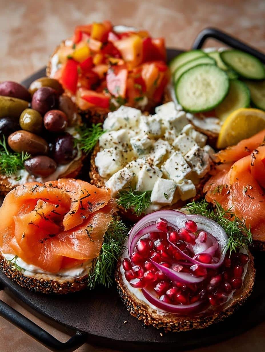 Bagel Brunch Board with