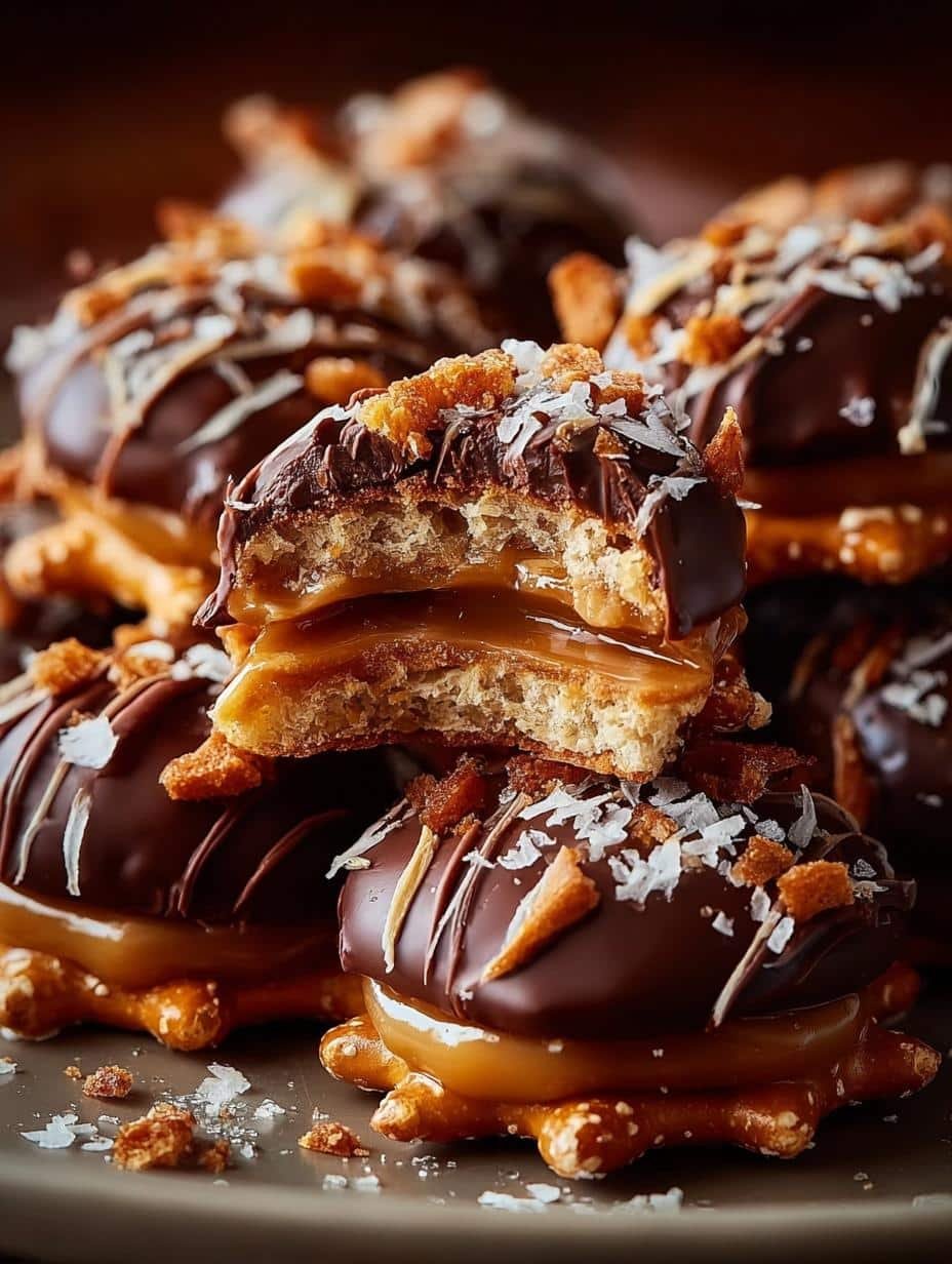 Bake Salted Caramel Pretzel Bites: Irresistibly Delicious Treats - Bake Salted Caramel Pretzel - additional detail