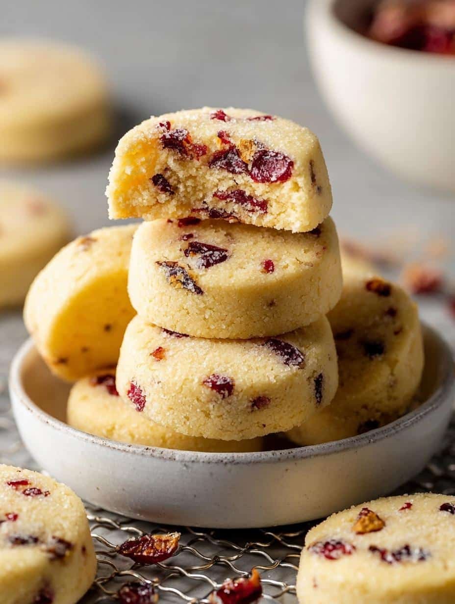 Citrus Cranberry Shortbread Cookies: 5 Easy Steps - Citrus Cranberry Shortbread Cookies - main visual representation