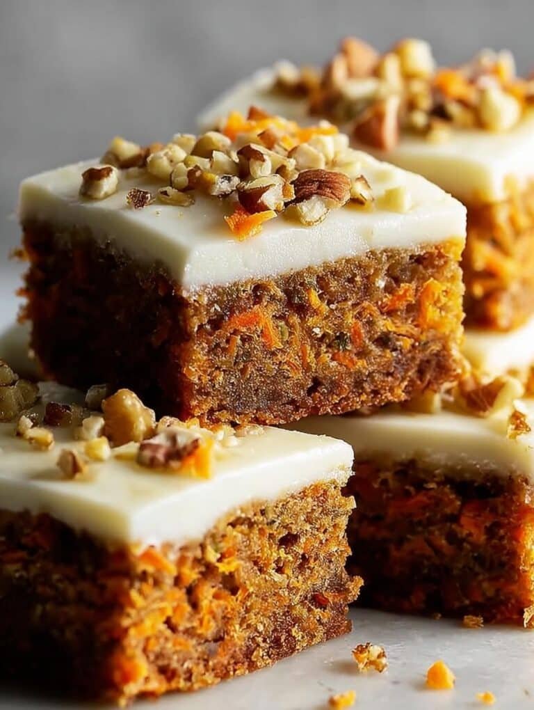 Decadent Carrot Cake Bars