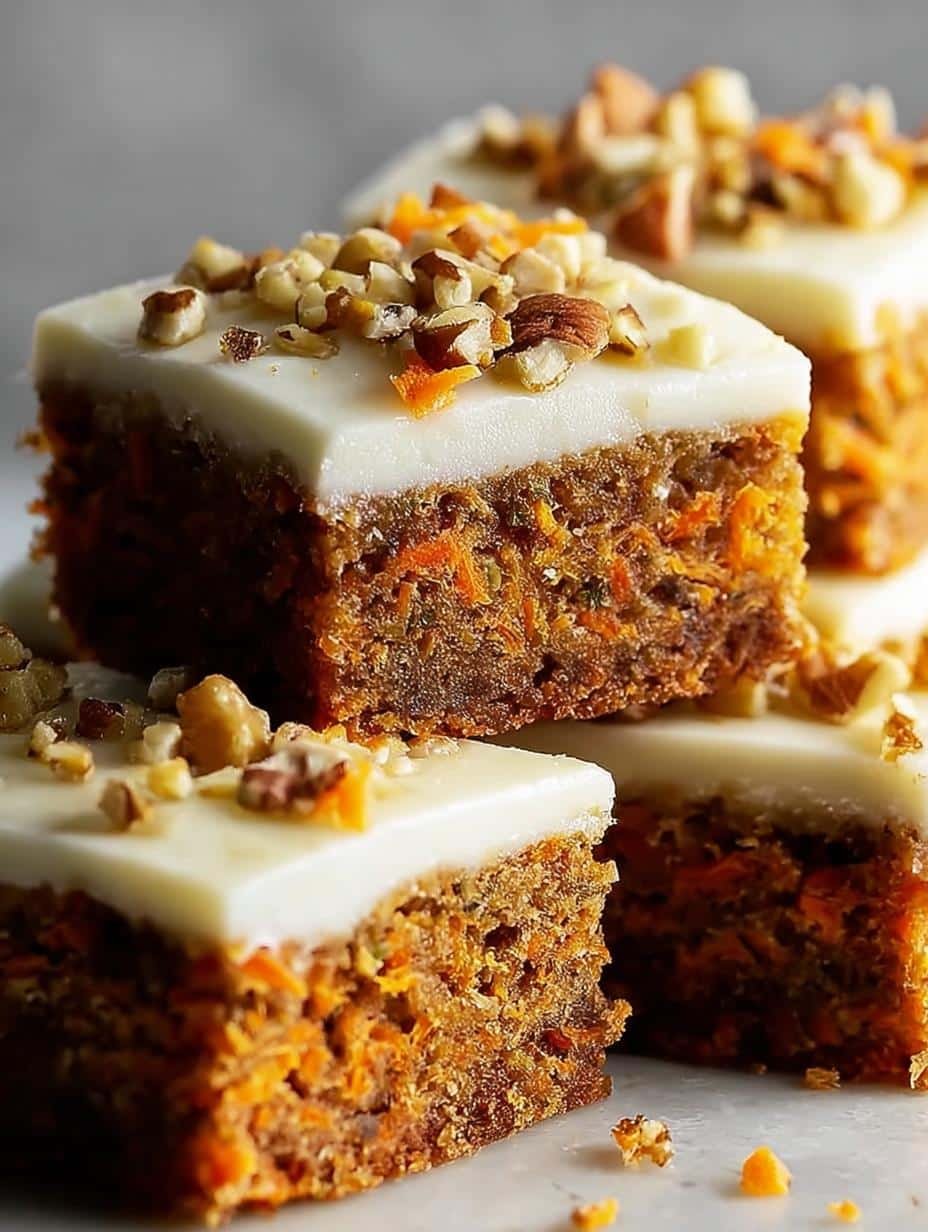 Decadent Carrot Cake Bars
