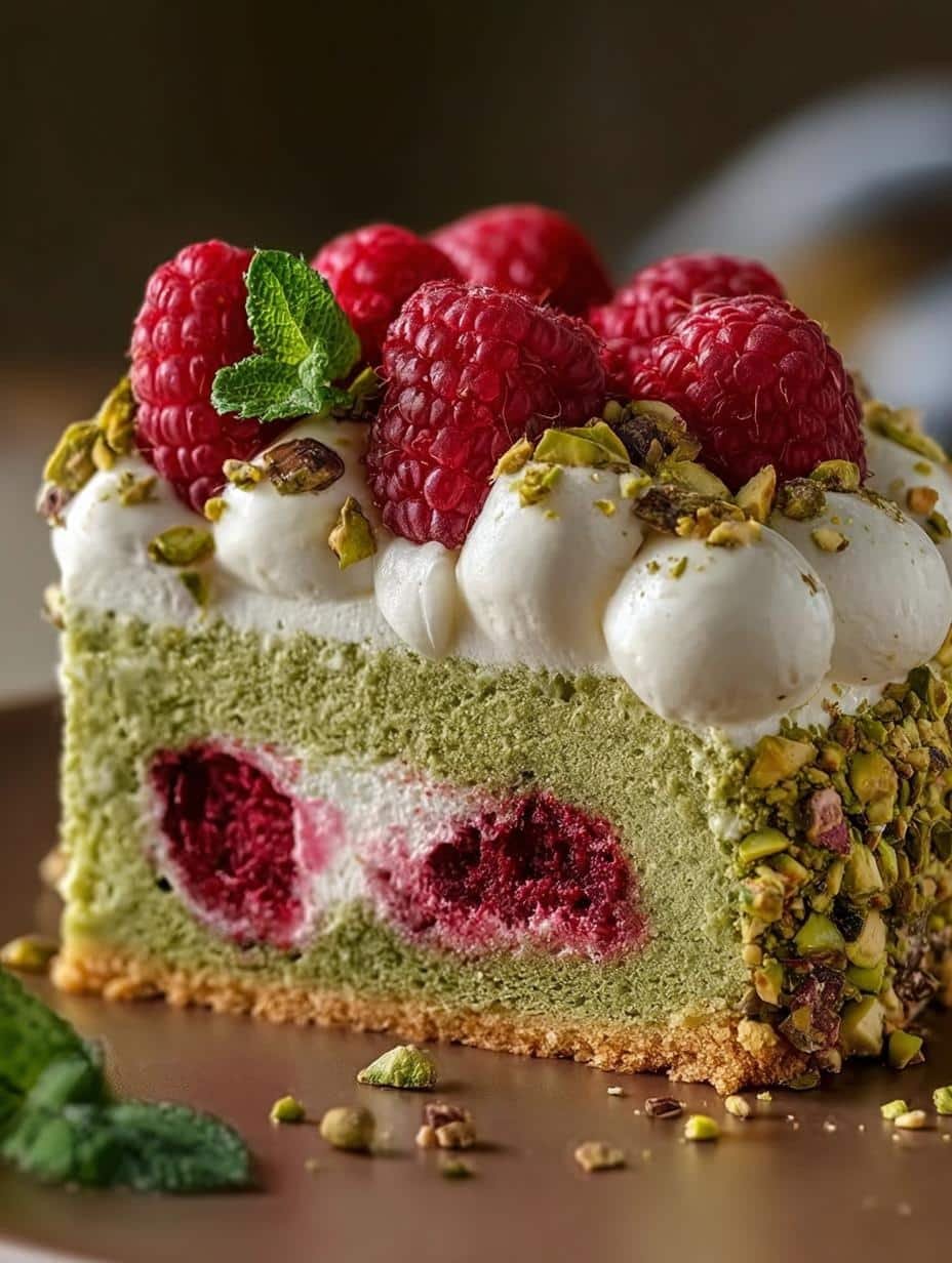 Heavenly Pistachio Raspberry Dream Cake Recipe You Must Try - Heavenly Pistachio Raspberry Dream - main visual representation