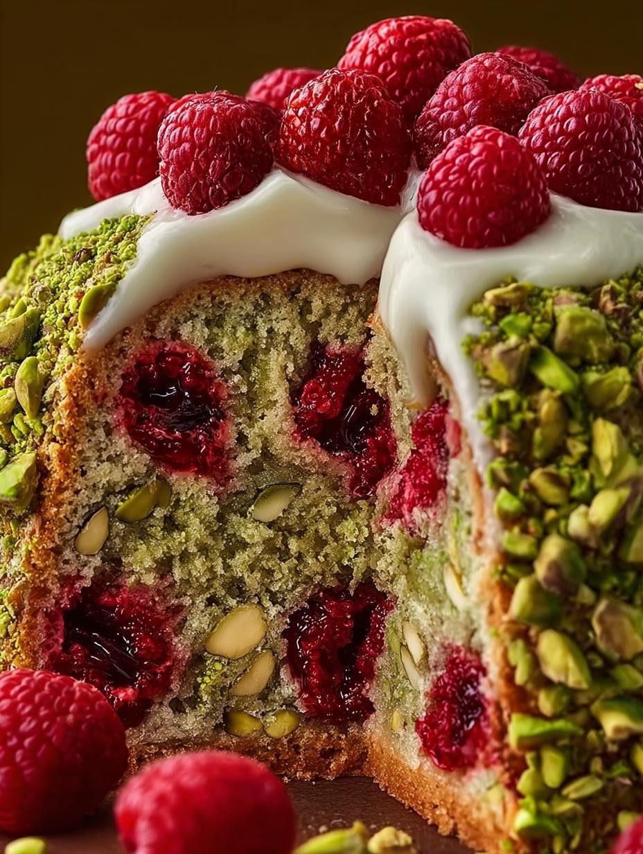 Heavenly Pistachio Raspberry Dream Cake Recipe You Must Try - Heavenly Pistachio Raspberry Dream - additional detail