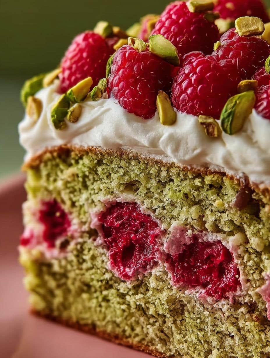 Heavenly Pistachio Raspberry Dream