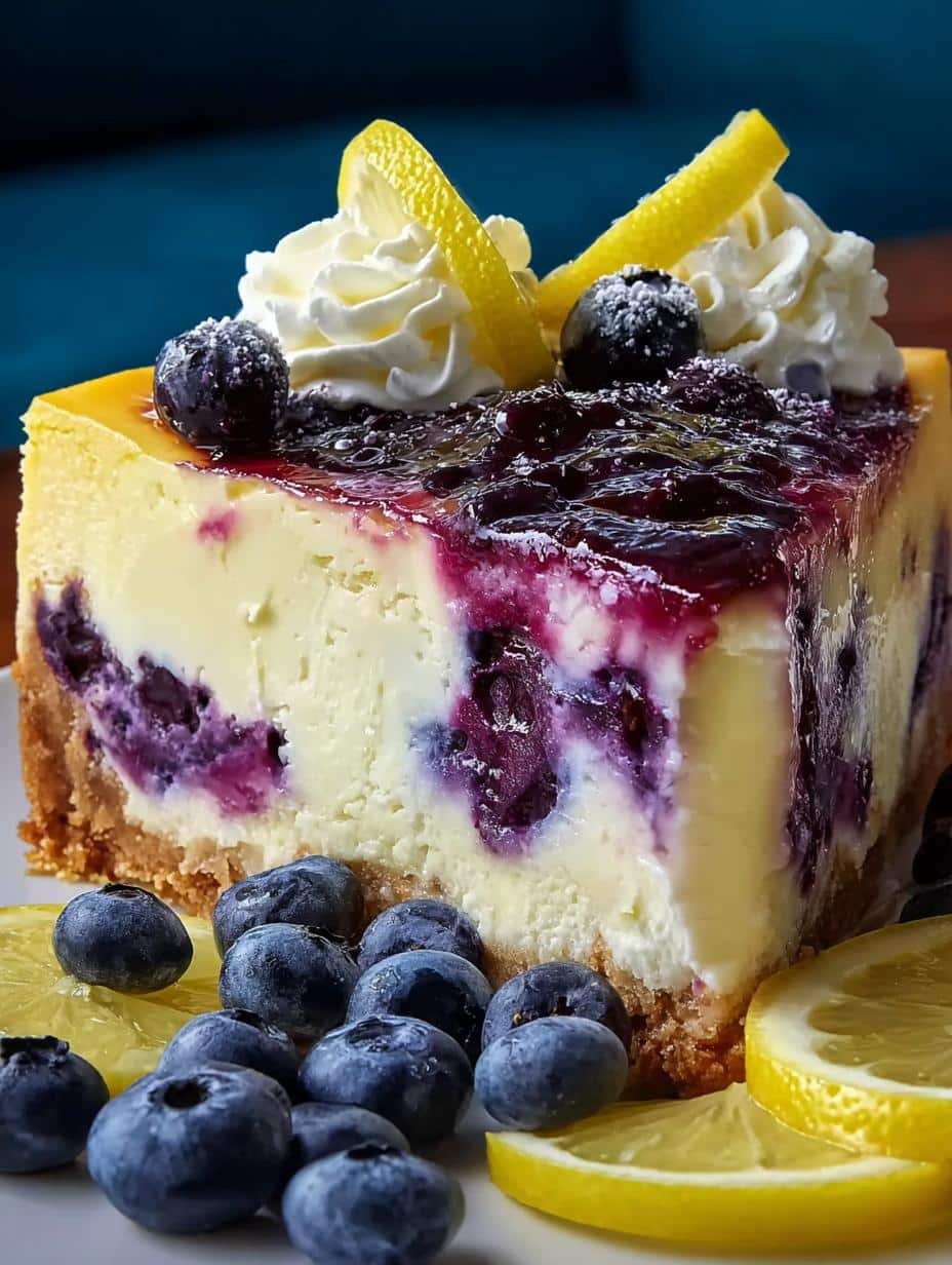 Lemon Blueberry Cheesecake Magic