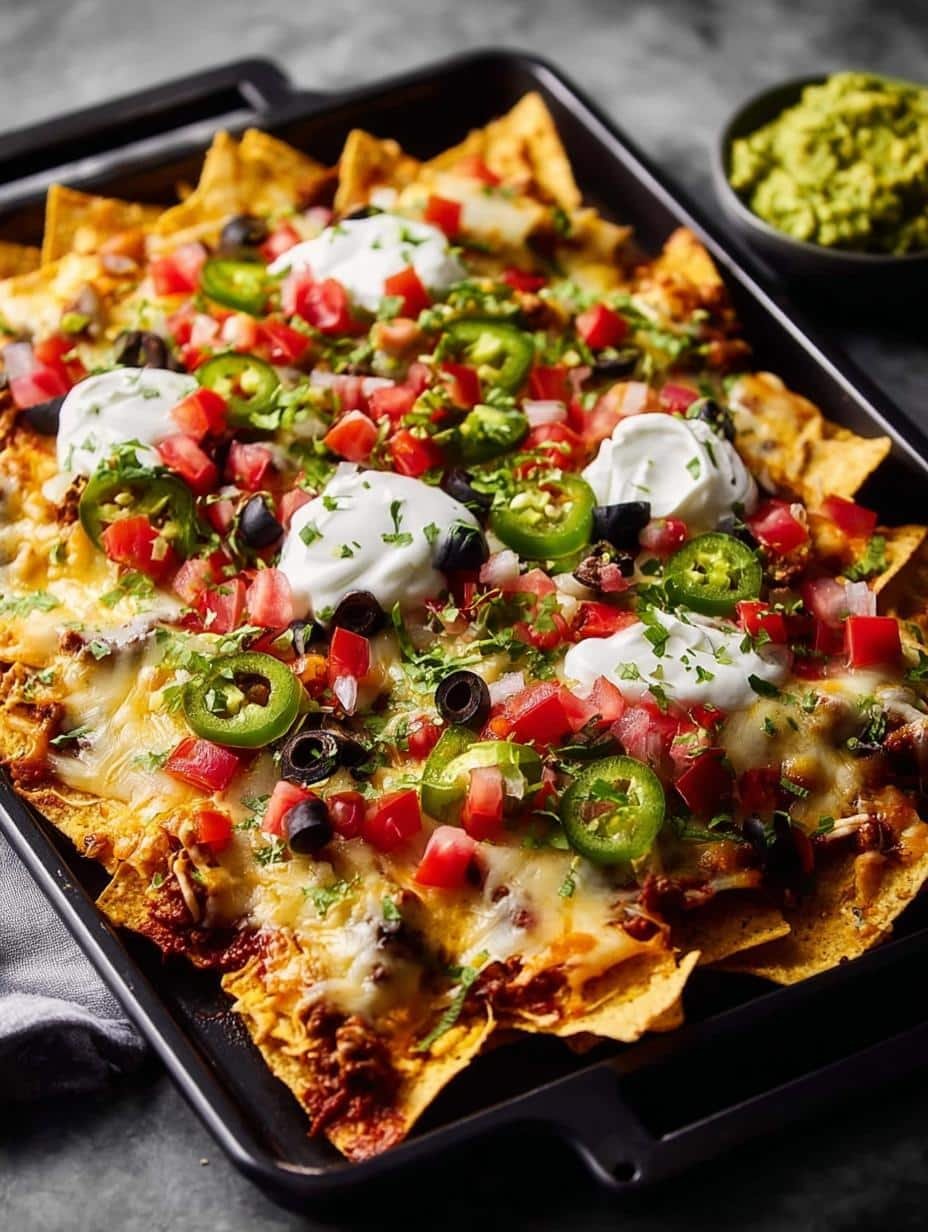 Loaded Sheet Pan Nachos: A Delicious 30-Minute Recipe - Loaded Sheet Pan Nachos - additional detail