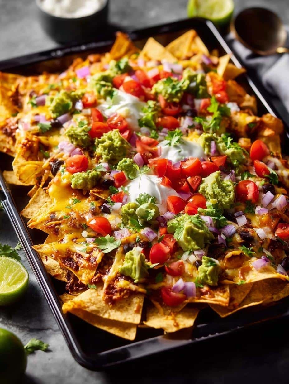 Loaded Sheet Pan Nachos
