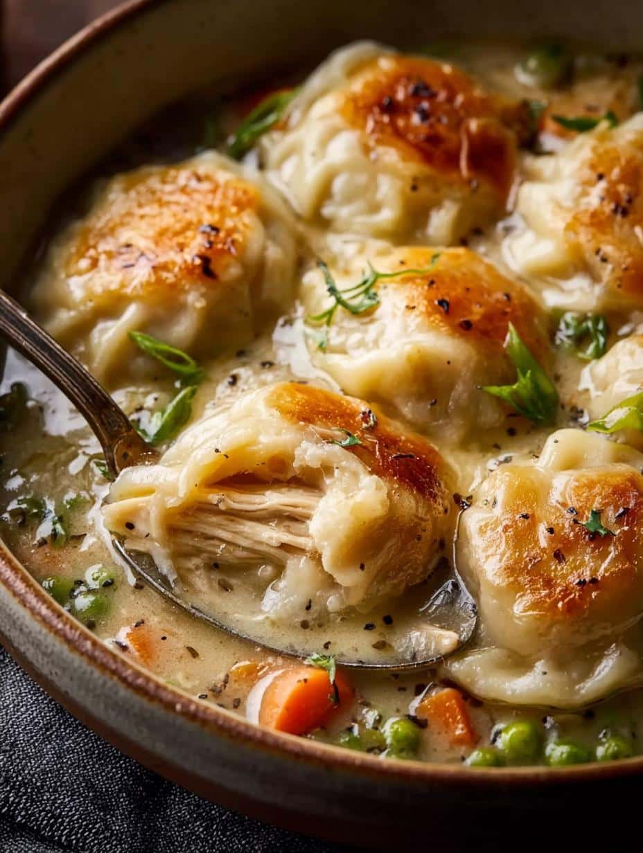 One Pot Chicken Dumplings: A Cozy Family Favorite - One Pot Chicken Dumplings - additional detail