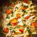 Slow Cooker Chicken Noodle