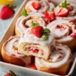 Strawberry Rolls with Lemon