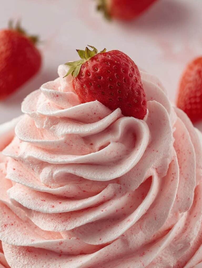 Sweet Strawberry Whipped Cream